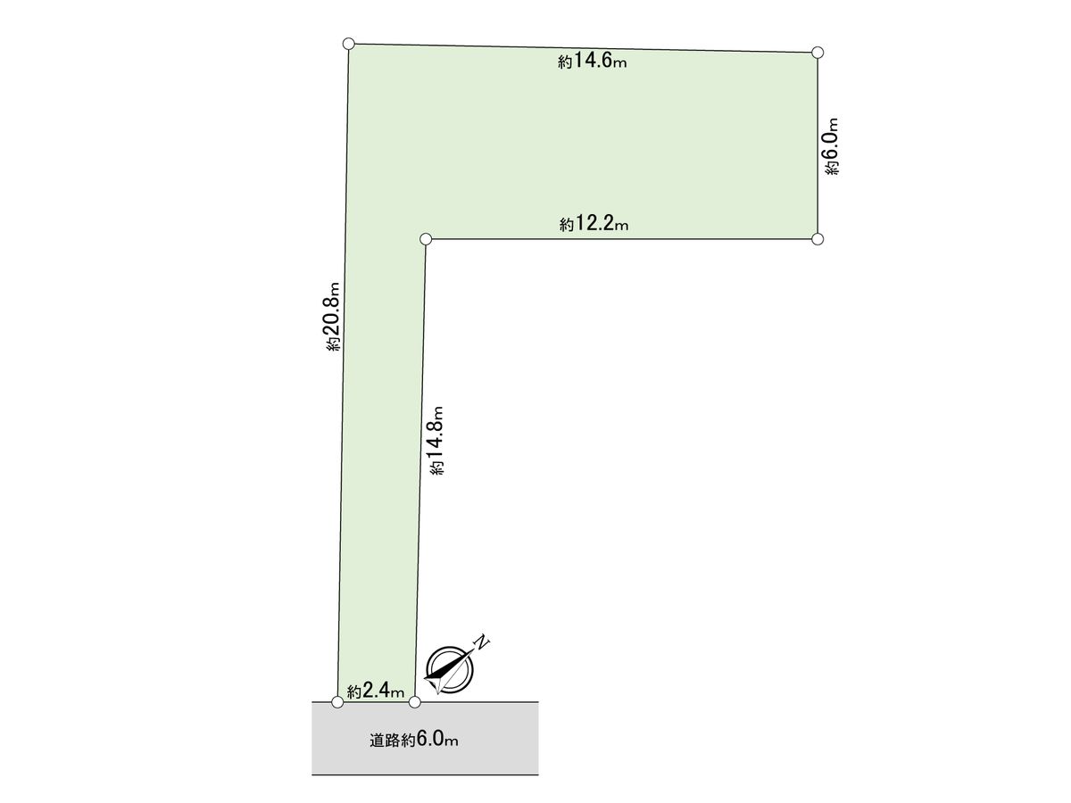 富浜3丁目 土地 区画図 区画図