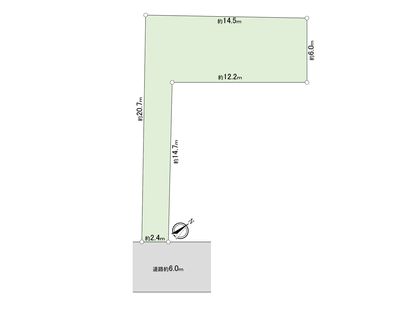 富浜3丁目 土地 区画図