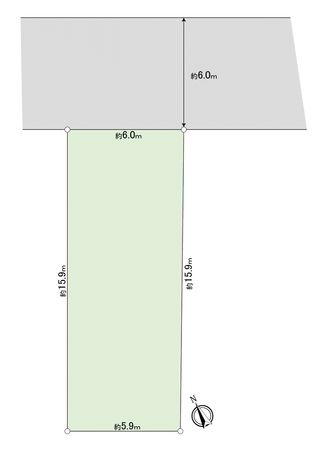 下新宿 土地 区画図