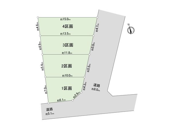 広尾2丁目 土地 区画図