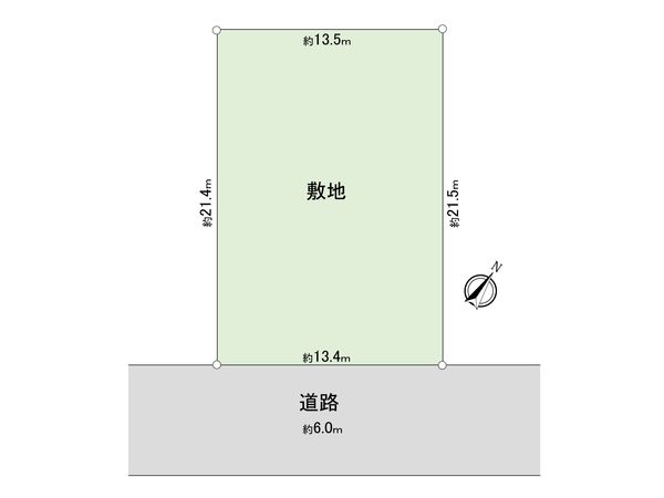 南行徳1丁目 土地 区画図
