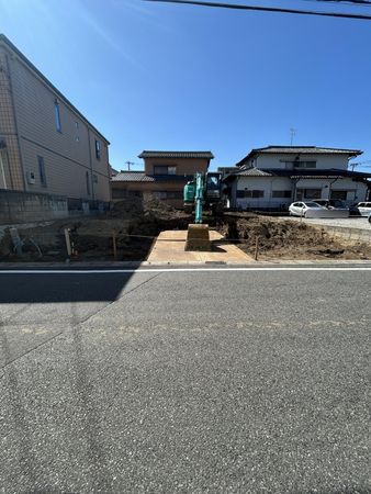 下新宿 土地 A区画 前面道路含む外観