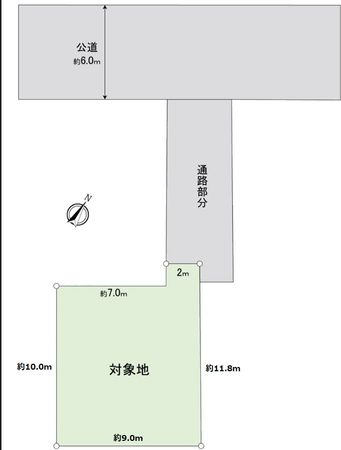 市川市行徳駅前四丁目土地 区画図 市川市行徳駅前四丁目土地 区画図