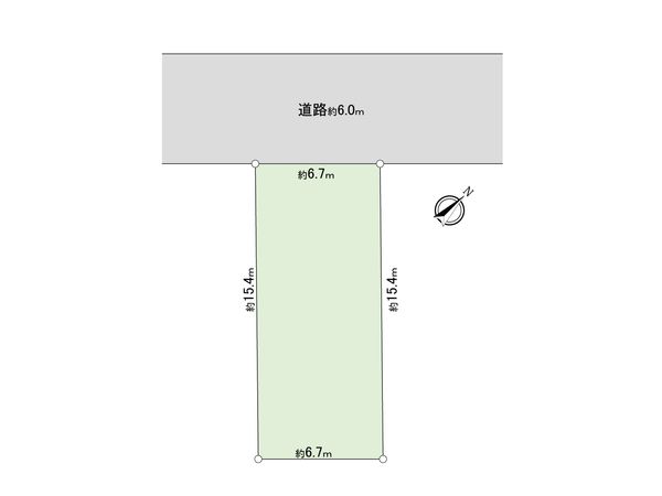 行徳駅前4丁目 古家有土地 区画図
