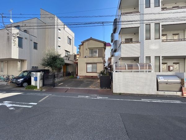 行徳駅前4丁目 古家有土地 前面道路含む外観