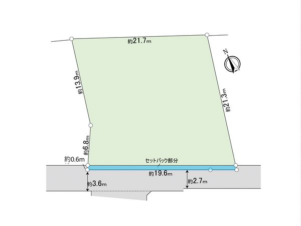 本行徳 古家有土地 区画図 本行徳 古家有土地 区画図