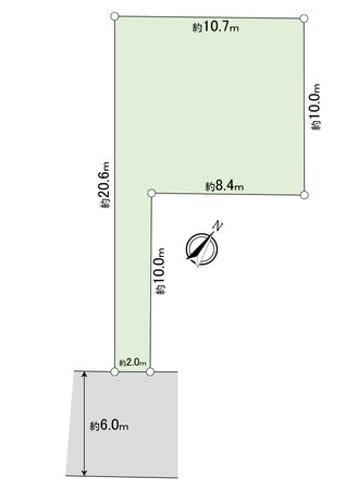 福栄3丁目 土地 区画図 福栄3丁目 土地 区画図