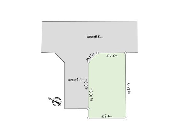香取2丁目 戸建 区画図