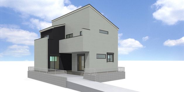 行徳駅前4丁目新築戸建 1号棟 外観パース図