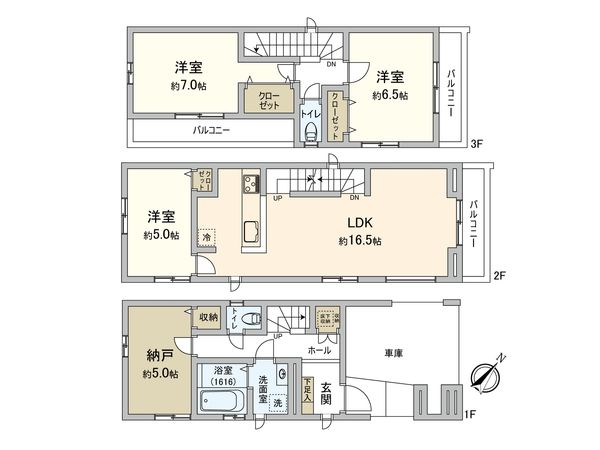 行徳駅前4丁目 新築戸建 間取図(平面図)