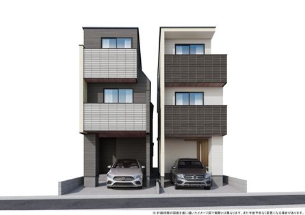 相之川1丁目 2号棟新築戸建 外観パース図