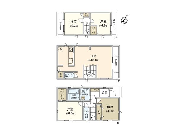 ハートフルタウン市川市入船Ⅲ期 間取図(平面図) ハートフルタウン市川市入船Ⅲ期 間取図(平面図)
