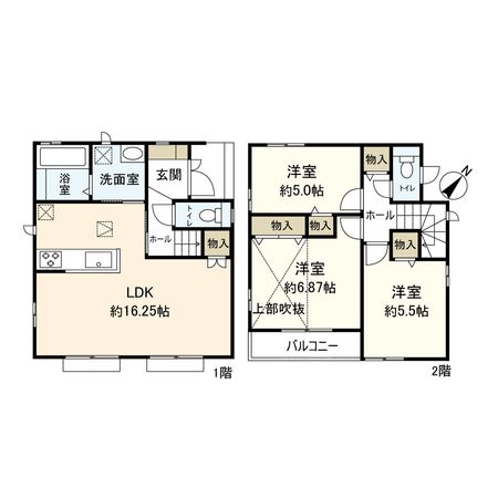 塩焼4丁目 新築戸建 間取図(平面図) 塩焼4丁目 新築戸建 間取図(平面図)
