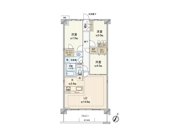 ザ・パークハウス南行徳レジデンス 間取図(平面図)