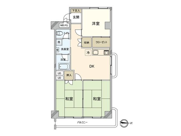 秀和第7行徳レジデンス 間取図(平面図) 秀和第7行徳レジデンス 間取図(平面図)