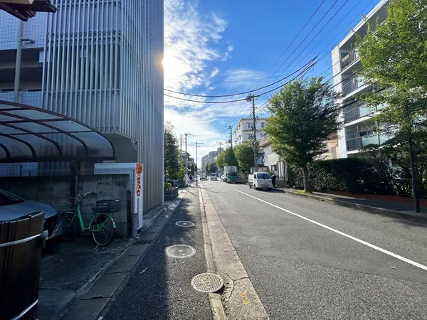 前面道路風景