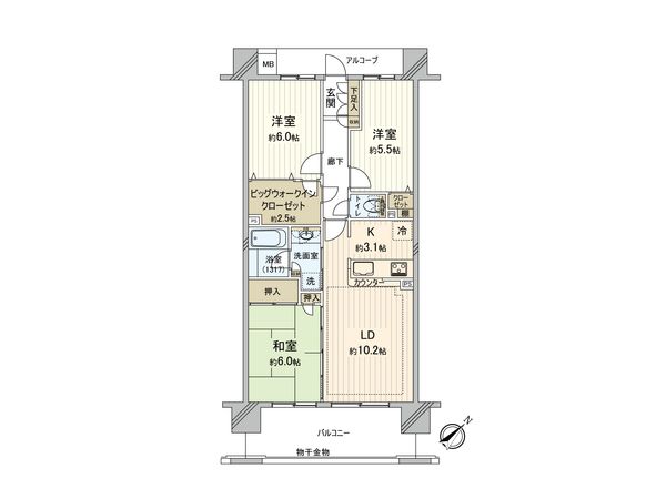 クレストシティタワーズ浦安 ガーデンタワー 間取図(平面図) クレストシティタワーズ浦安 ガーデンタワー 間取図(平面図)