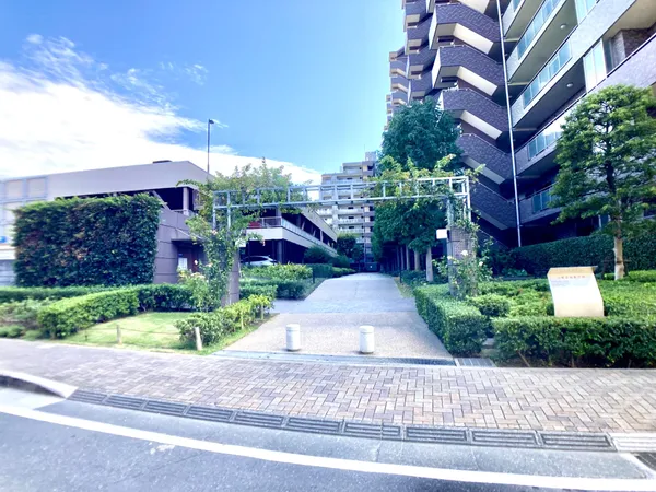 中庭アプローチ
