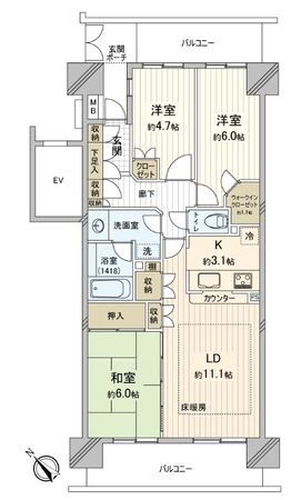 ガーデナヴィル市川妙典 外観 ガーデナヴィル市川妙典 外観
