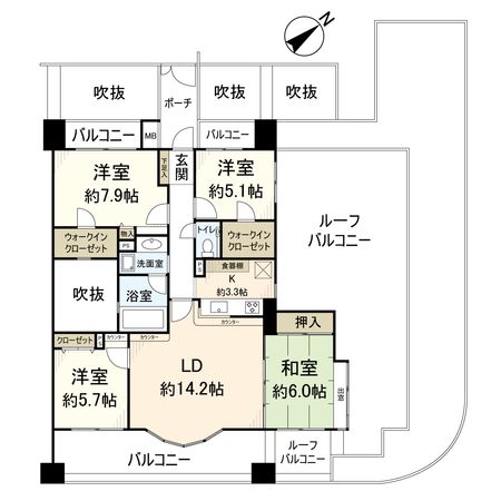 レクセルプラッツア南行徳 間取図(平面図) レクセルプラッツア南行徳 間取図(平面図)