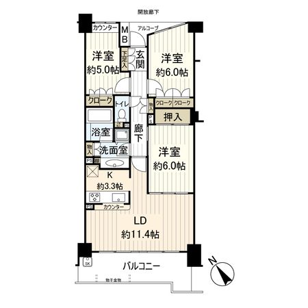 間取図(平面図)