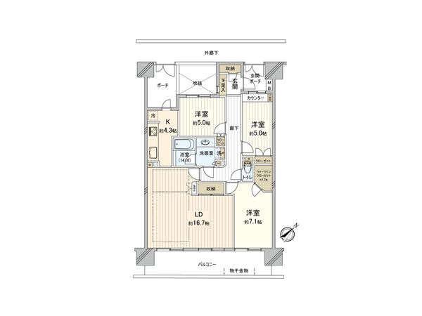 間取図(平面図)
