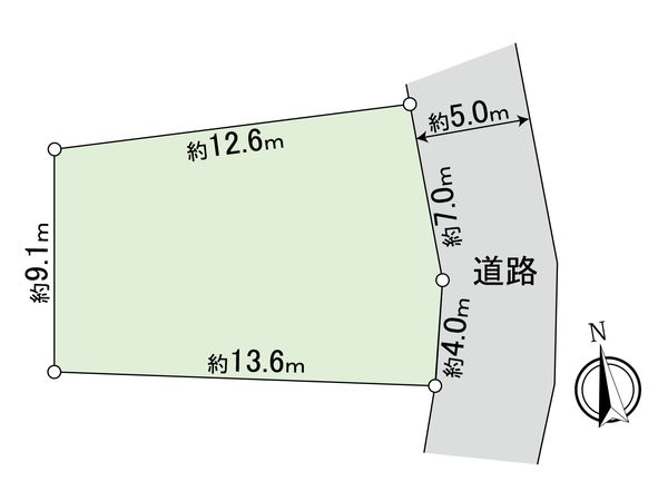 市川市若宮3丁目 土地 区画図 市川市若宮3丁目 土地 区画図