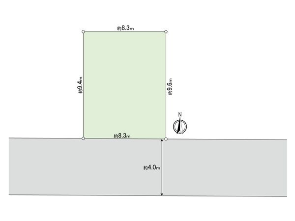 船橋市旭町1丁目 土地 区画図 船橋市旭町1丁目 土地 区画図
