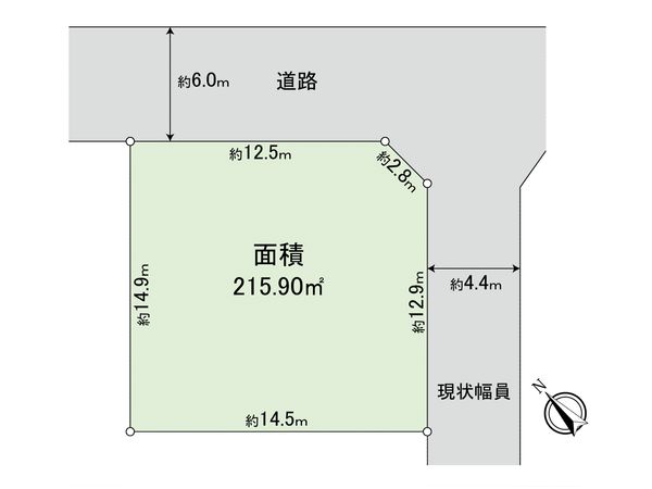市川市国府台4丁目 土地 区画図 市川市国府台4丁目 土地 区画図