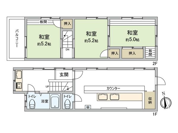 市川市鬼高2丁目 店舗付き住宅 間取図(平面図) 市川市鬼高2丁目 店舗付き住宅 間取図(平面図)