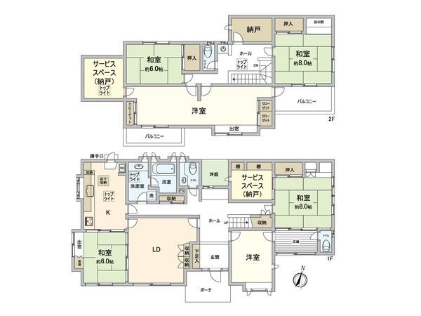 船橋市飯山満町3丁目 戸建 間取図(平面図) 船橋市飯山満町3丁目 戸建 間取図(平面図)