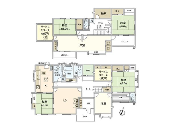 船橋市飯山満町3丁目 戸建 間取図(平面図) 船橋市飯山満町3丁目 戸建 間取図(平面図)