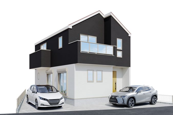 東中山2丁目 新築戸建 外観パース図