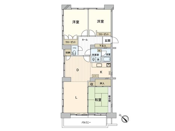 西船橋ハイム 3号棟 間取図(平面図) 西船橋ハイム 3号棟 間取図(平面図)