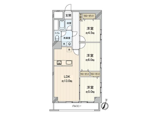 西船橋第2ファミリーマンション 間取図(平面図) 西船橋第2ファミリーマンション 間取図(平面図)