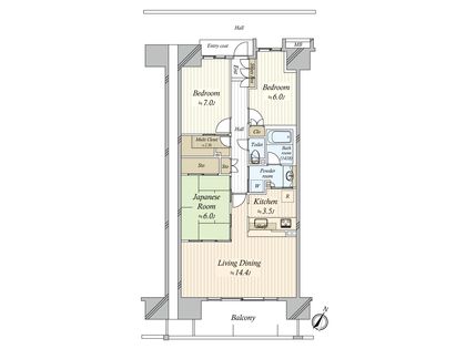 間取図(平面図)