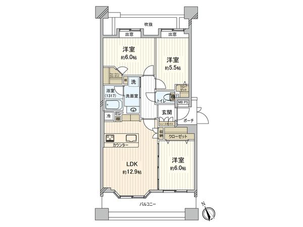 間取図(平面図)