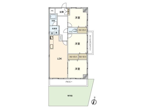 スカイタウン西船橋 間取図(平面図)
