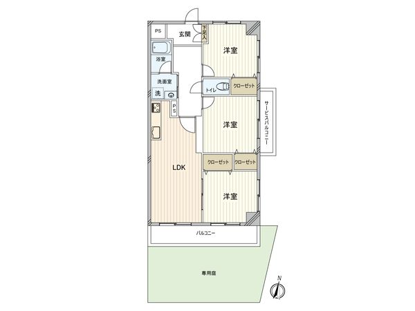 スカイタウン西船橋 間取図(平面図)