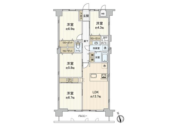 間取図(平面図)