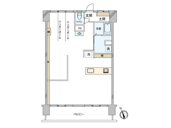 小栗原住宅 3号棟 間取図(平面図)