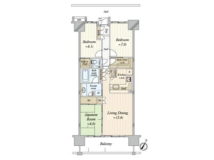 間取図(平面図)