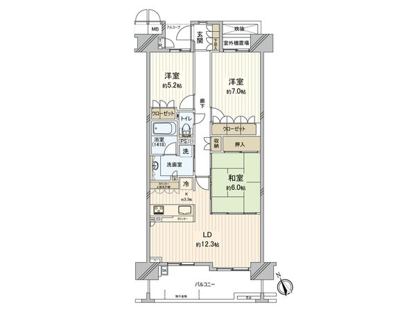 間取図(平面図)