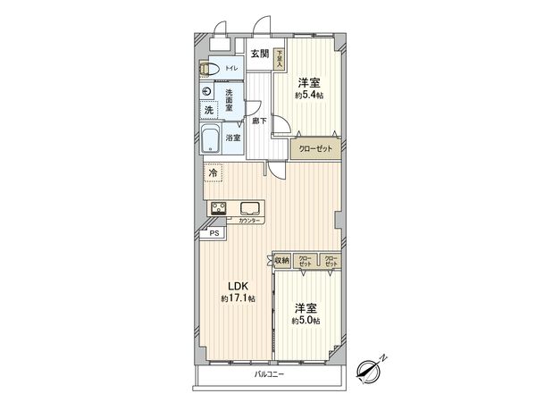 西船橋セントラルマンション 間取図