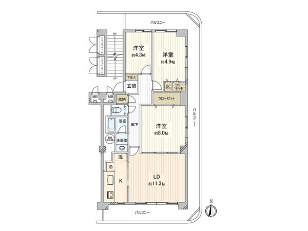 グレースハイツ船橋 間取図(平面図) グレースハイツ船橋 間取図(平面図)