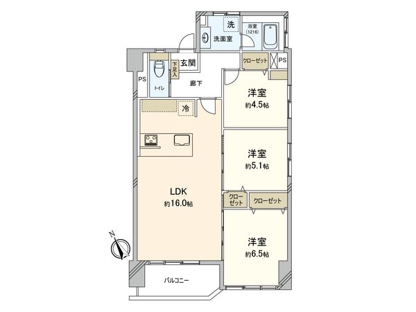 小栗原住宅 1号棟 間取図(平面図) 小栗原住宅 1号棟 間取図(平面図)