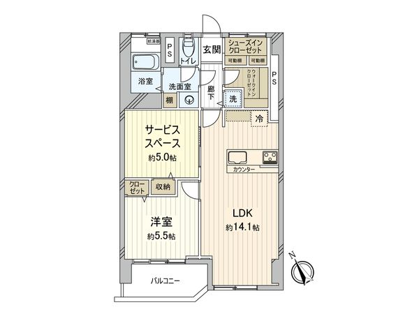 小栗原住宅 1号棟 間取図(平面図) 間取図(平面図)