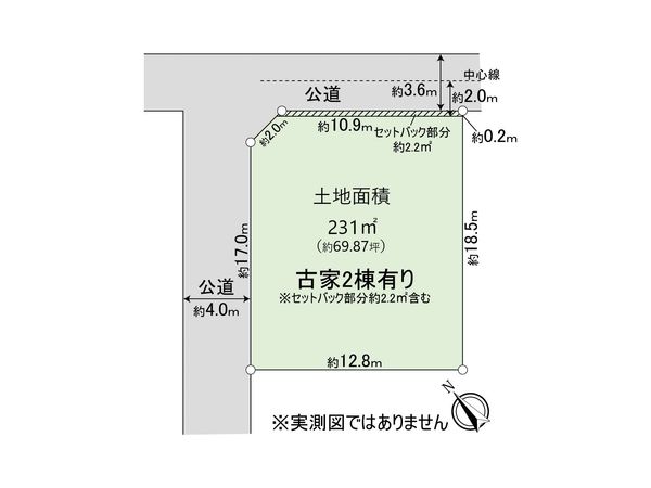 市川市曽谷2丁目 土地 区画図 市川市曽谷2丁目 土地 区画図