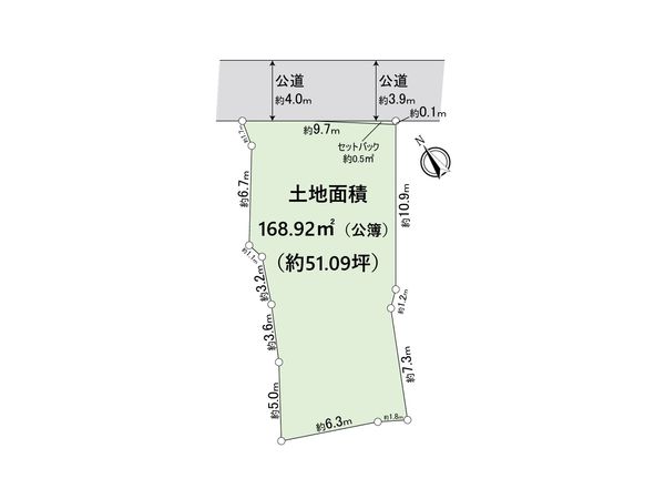 市川市八幡5丁目 土地 区画図 市川市八幡5丁目 土地 区画図