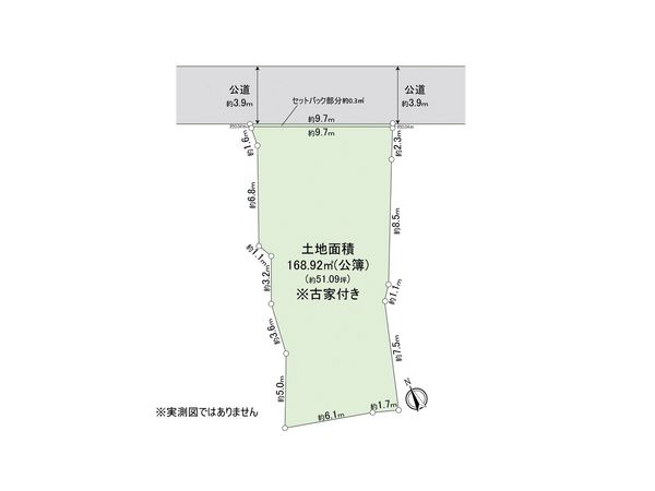 市川市八幡5丁目 土地 区画図 市川市八幡5丁目 土地 区画図